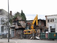 Afbraak frituur Bergs Stadswaag